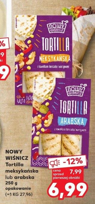 Kaufland Tortilla nowy wiśnicz oferta