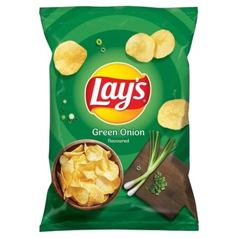 Euro Sklep Lay's zielona cebulka 130 g - chipsy ziemniaczane oferta
