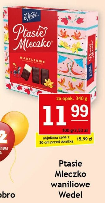 Gram Market Ptasie Mleczko waniliowe Wedel 340 g oferta