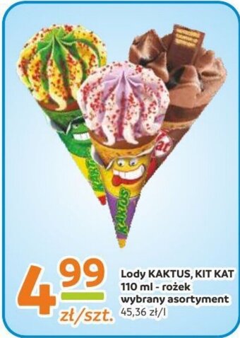 Gama Lody KAKTUS, KIT KAT 110 ml oferta