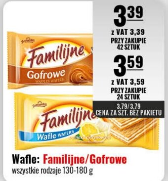 Eurocash Wafle: Familijne/Gofrowe 130-180 g oferta