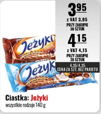 Eurocash Ciastka: Jeżyki 140 g oferta