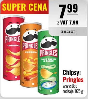 Eurocash Chipsy: Pringles 165 g oferta