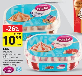 Intermarche Lody orzechowe sos figowy oferta