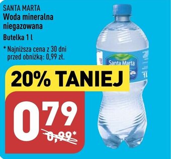 ALDI Woda mineralna niegazowana 1 l oferta