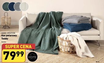 ALDI HOME CREATION Koc polarowy Teddy oferta