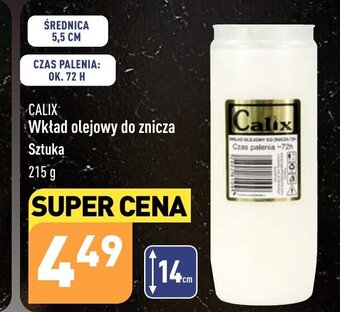 ALDI CALIX Wkład olejowy do znicza 215g oferta