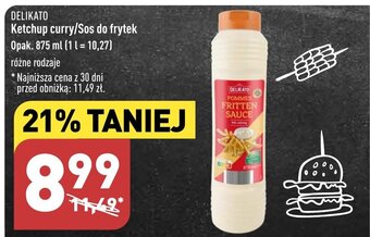 ALDI Ketchup curry/Sos do frytek Opak. 875 ml oferta