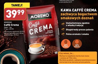 ALDI Caffè Crema Opak. 1 kg oferta