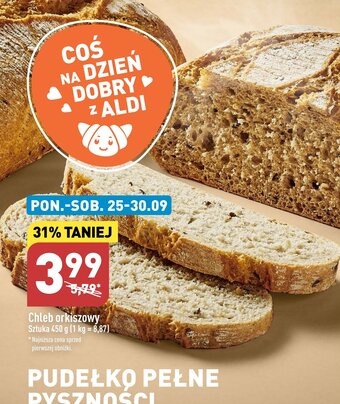 ALDI Chleb orkiszowy Sztuka 450 g oferta
