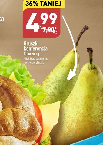 ALDI Gruszki konferencja 1 kg oferta