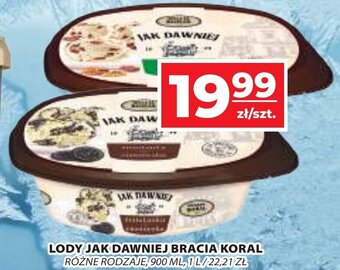 Top Market LODY JAK DAWNIEJ BRACIA KORAL 900 ML oferta