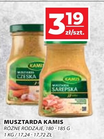 Top Market MUSZTARDA KAMIS 180-185 G oferta