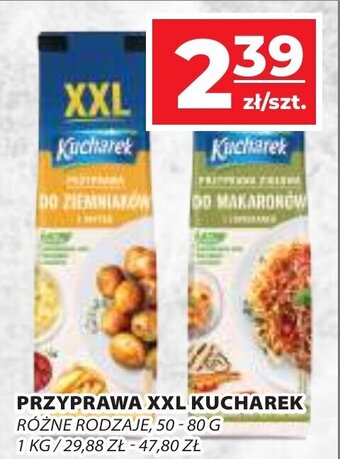 Top Market PRZYPRAWA XXL KUCHAREK 50-80g oferta