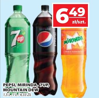 Top Market PEPSI MIRINDA 7UP MOUNTAIN DEW 1,5 L oferta