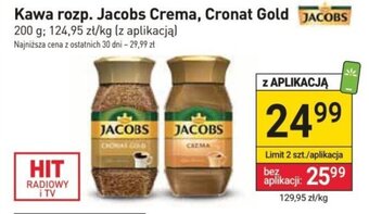 Stokrotka Kawa rozp. Jacobs Crema Cronat Gold JACOBS 200 g oferta