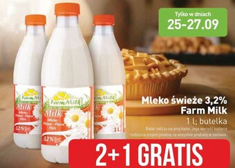 Stokrotka Mleko świeże 3,2% Farm Milk 1l oferta