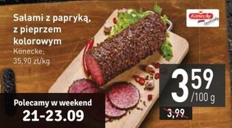 Stokrotka Könecke Salami z papryką z pieprzem kolorowym 100g oferta