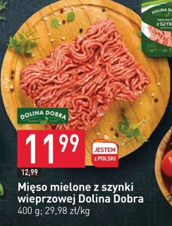 Stokrotka Mięso mielone z szynki wieprzowej Dolina Dobra 400 g oferta