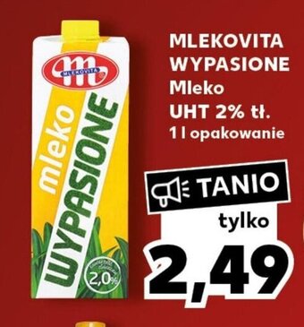 Kaufland MLEKOVITA WYPASIONE Mleko UHT 2% 1 l oferta