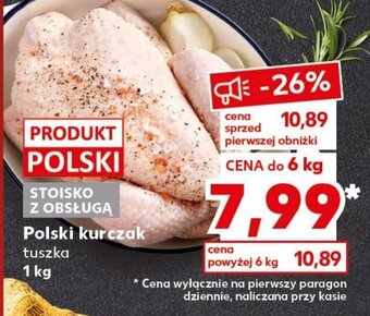 Kaufland Polski kurczak tuszka 1 kg oferta