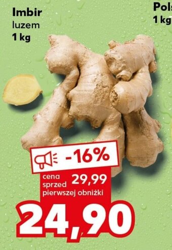 Kaufland Imbir luzem 1 kg oferta
