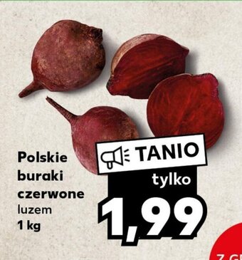 Kaufland Polskie buraki czerwone luzem 1 kg oferta