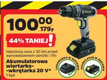 Netto Akumulatorowa wiertarko wkrętarka 20 v oferta
