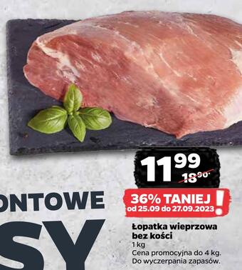 Netto Łopatka wieprzowa bez kości oferta