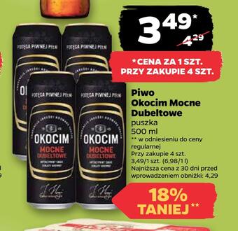 Netto Piwo okocim mocne dubeltowe oferta