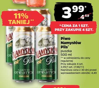 Netto Piwo namysłów pils oferta