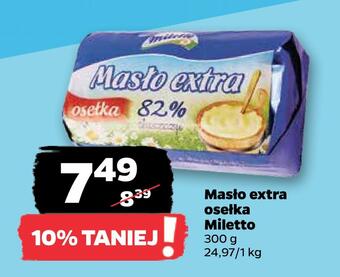 Netto Masło extra osełka miletto oferta