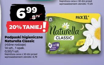 Netto Podpaski higieniczne naturella classic oferta