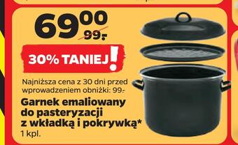 Netto Garnek emaliowany do pasteryzacji z wkładką i pokrywką oferta