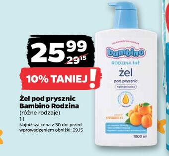 Netto Żel pod prysznic bambino rodzina oferta