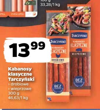 Netto Kabanosy klasyczne tarczyński oferta