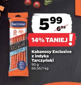Netto Kabanosy exclusive z indyka tarczyński oferta