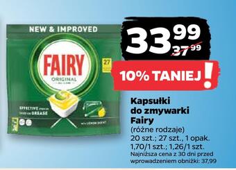 Netto Kapsułki do zmywarki fairy oferta