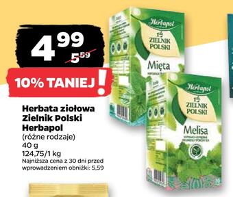 Netto Herbata ziołowa zielnik polski herbapol oferta