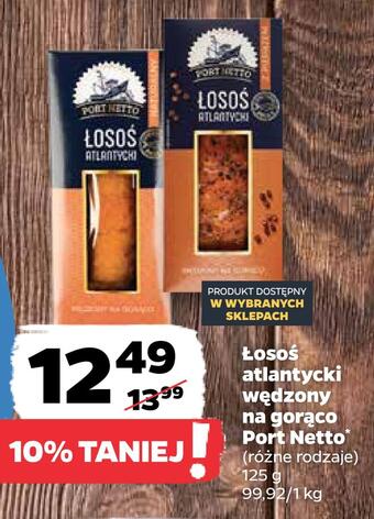 Netto Łosoś atlantycki wędzony na gorąco port netto oferta