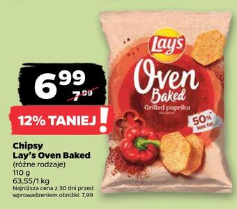 Netto Chipsy lay's oven baked oferta