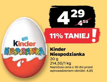 Netto Kinder niespodzianka oferta