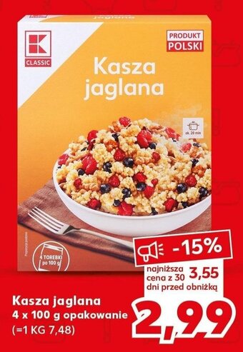Kaufland Kasza jaglana 4 x 100 g oferta