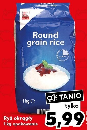 Kaufland Ryż okrągły 1 kg oferta