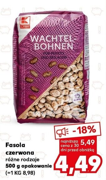 Kaufland Fasola czerwona 500 g oferta