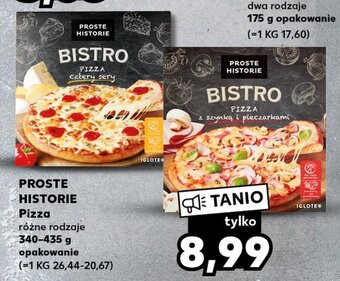 Kaufland PROSTE HISTORIE Pizza 340-435 g oferta