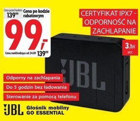 Media Expert Głośnik bezprzewodowy jbl oferta