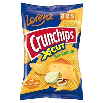 Nasz Sklep Crunchips x-cut chipsy ziemniaczane o smaku ser-cebula 140 g oferta