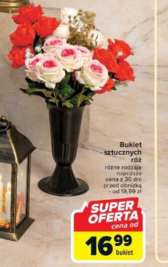 Carrefour Bukiet sztucznych róż oferta