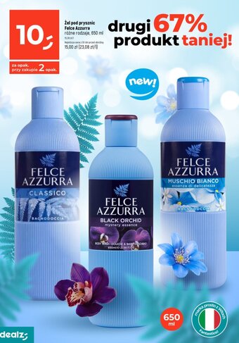 Dealz Żel pod prysznic Felce Azzurra 650 ml oferta